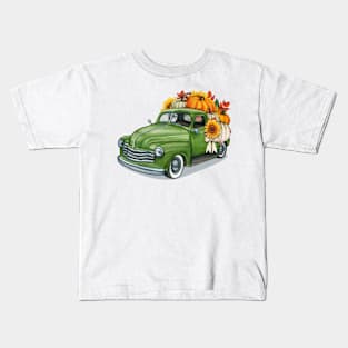 Fall - Pickup full Pumpkins Kids T-Shirt